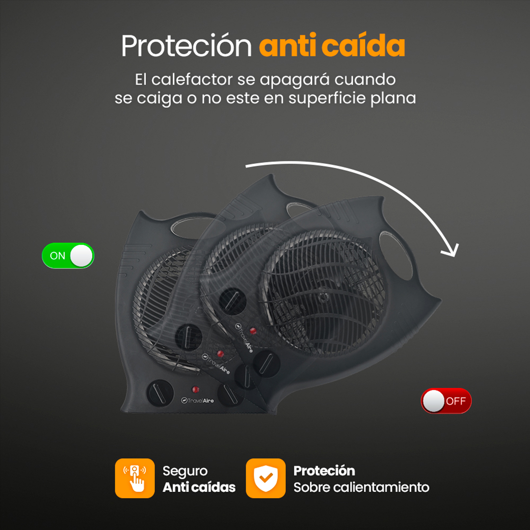 Calefactor Termoventilador TAE514 de Travel Aire - Image 3
