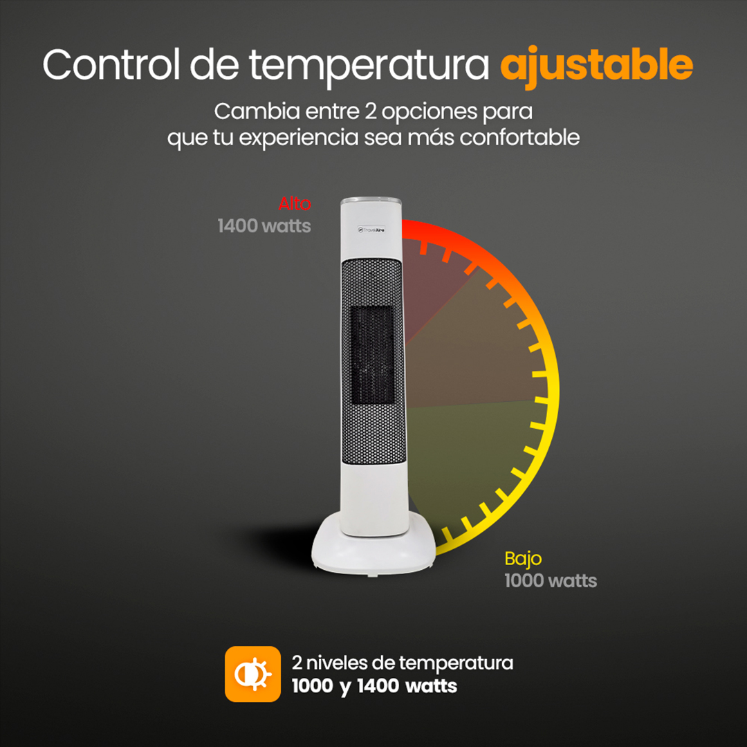 Calefactor Cerámico TAE516 de Travel Aire - Image 2